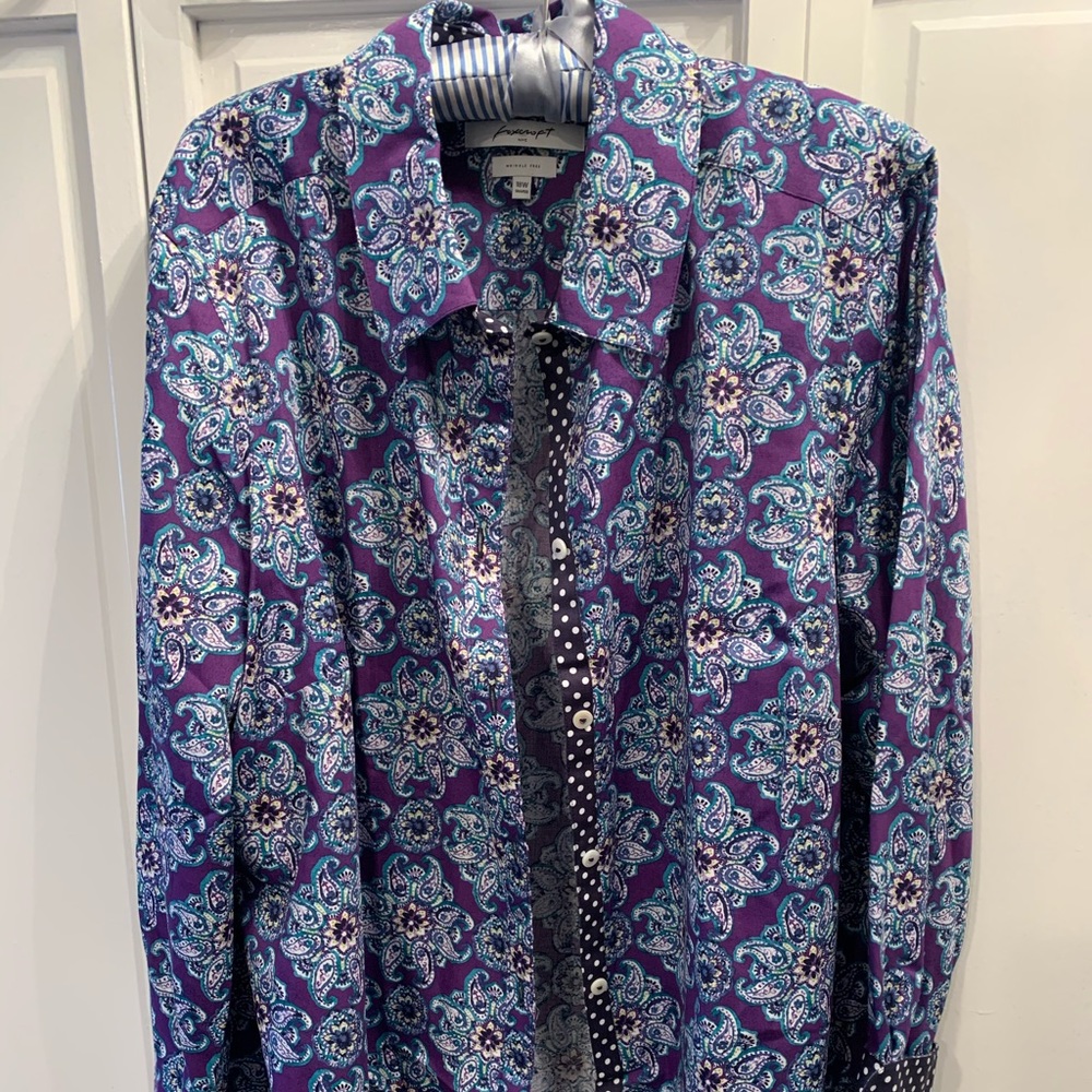 Foxcroft button up blouse